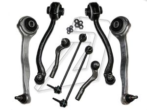 Mercedes C Class 203 Front Left and Right Wishbone Link Tie Rod End Kit 2033200489