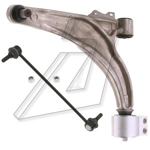 Vauxhall Astra Front Left Suspension Control Arms with Ball Joints Stabiliser Drop Link 13334022