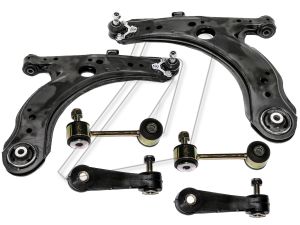 Audi A3 Front Left and Right Suspension Control Arm Anti Roll Bar Link 1J0407151B-L