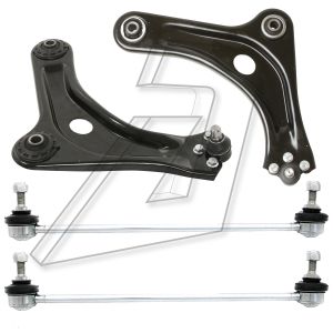 Peugeot 1007 Front Left and Right Control Arm Anti Roll Bar Stabiliser Rod Drop Link 3520.R6