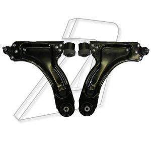 Opel Combo Tour Front Left and Right Suspension Control Arms with Ball Joints Kit 24428977