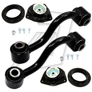 Nissan Qashqai Left and Right Drop Links and Top Strut Mounts with Bearings Kit