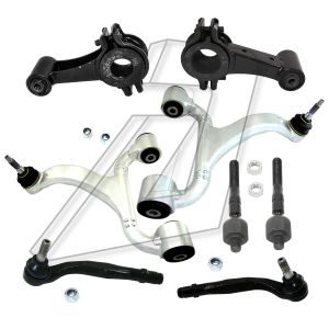 Mercedes-Benz M-Class Front Left and Right Suspension Control Arms Tie Rod Rack End and Anti Roll Bar Link 1633330001